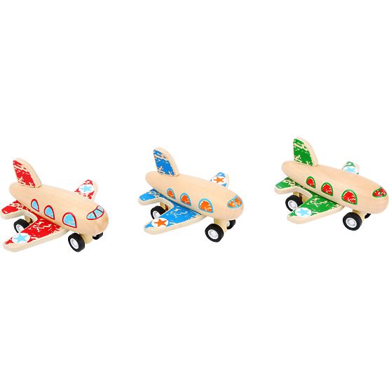 small foot Wooden Wind-Up Airplane 1 pc