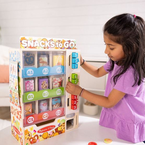 Snack Vending Machine - Melissa Toy Vending Machine