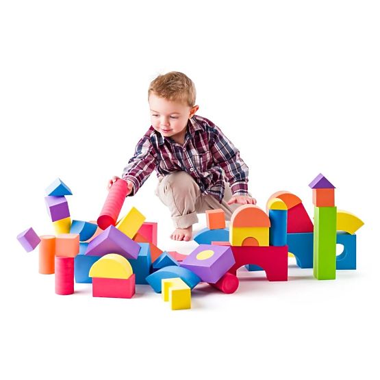 Soft Foam Blocks for Children 54 pcs