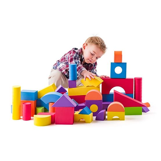 Soft Foam Blocks for Children 54 pcs