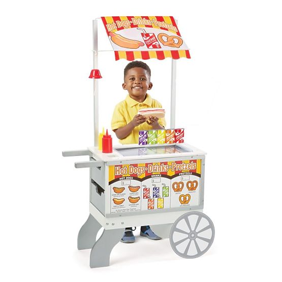 Stand with ice cream and refreshments 2in1