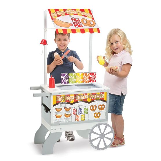 Stand with ice cream and refreshments 2in1