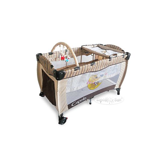Standard Travel Cot - Beige