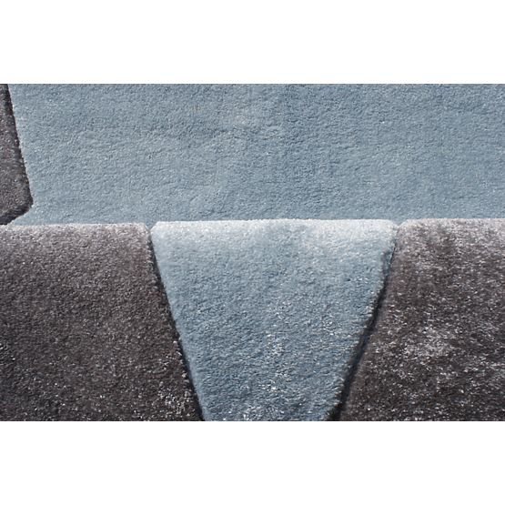 STAR Children's Rug - Silver-Grey/Blue