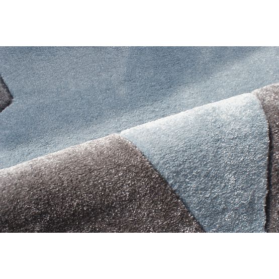 STAR Children's Rug - Silver-Grey/Blue