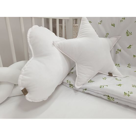 Star pillow - white