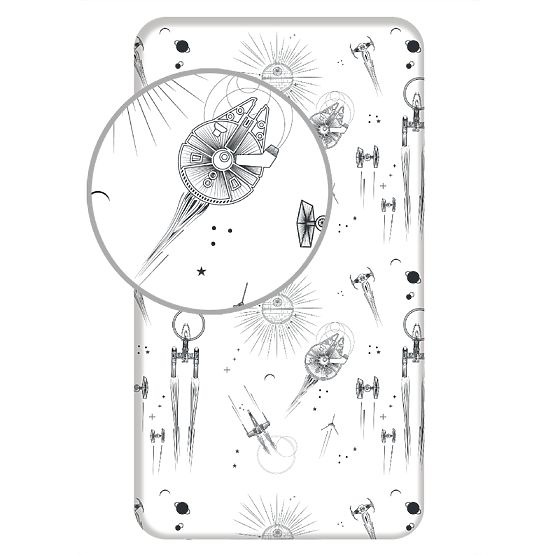 Star Wars sheet 90 x 200 + 25 cm