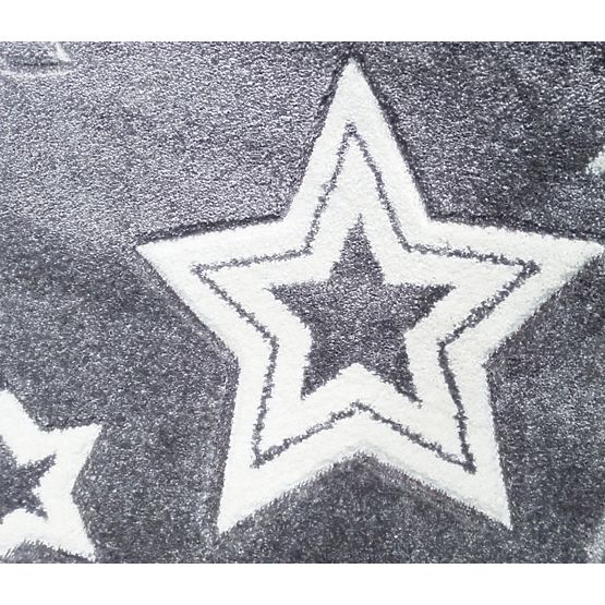 STARLIGHT Children's Rug - Grey/White