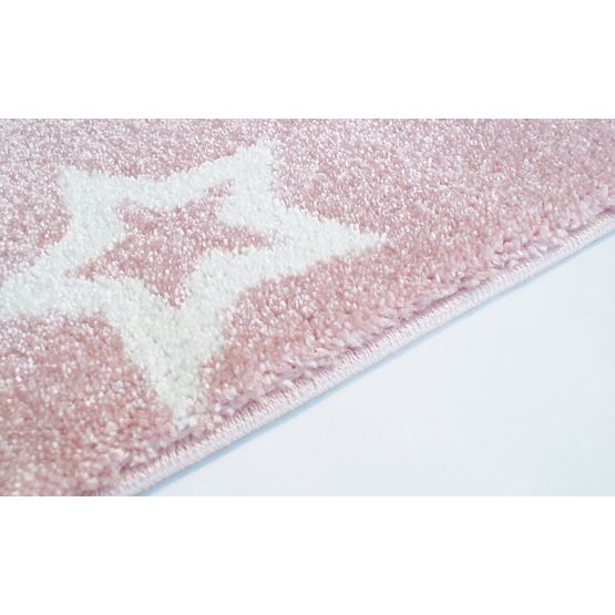 STARLIGHT Children's Rug - Pink/White