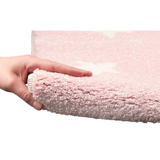 STARLIGHT Children's Rug - Pink/White