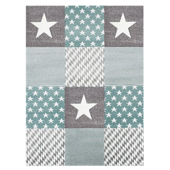 Starwalk Star Children's Rug - Mint
