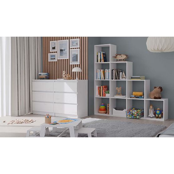 Step 4X4 WHITE Shelf