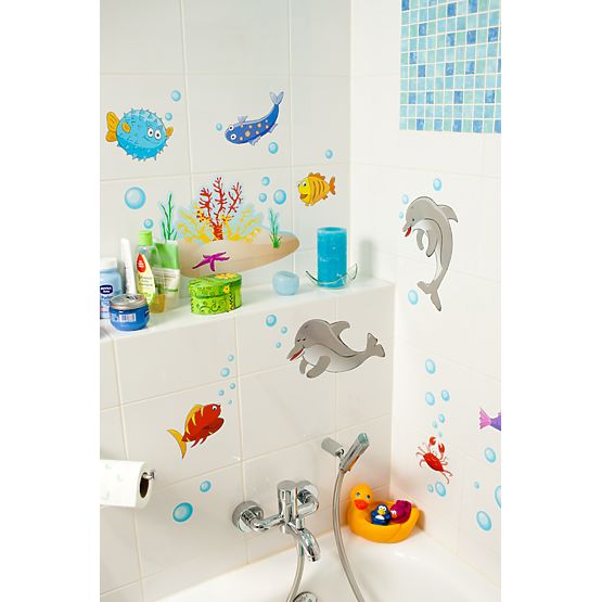 Stickers to wall Marine world