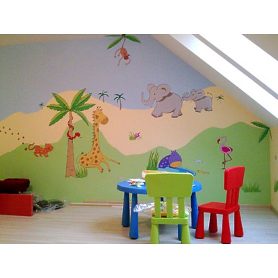 Stickers to wall Safari