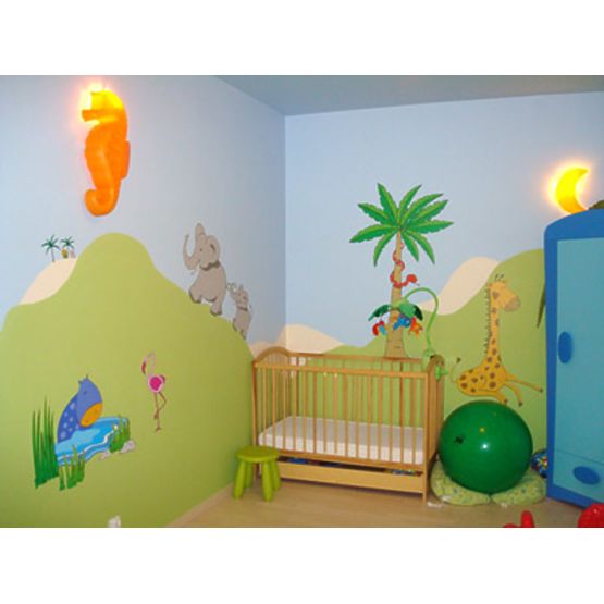 Stickers to wall Safari