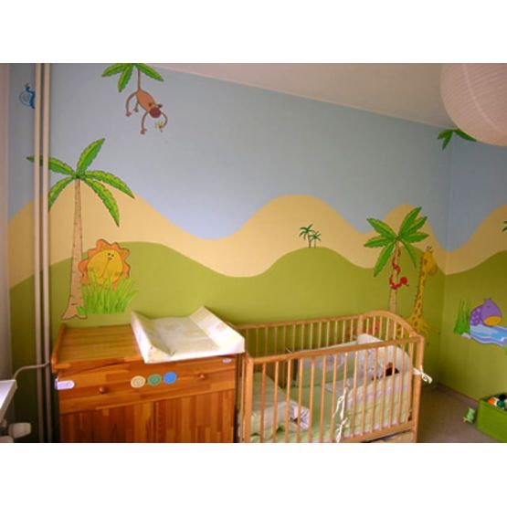 Stickers to wall Safari