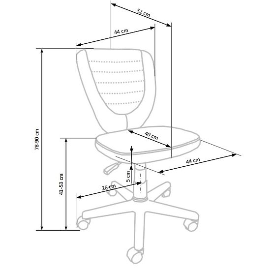 Student chair Toby - green