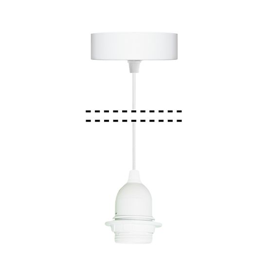 Suspended cable with the sleeve 55 cm