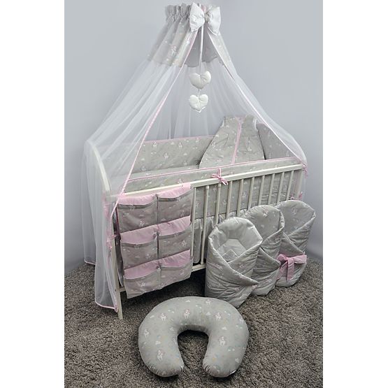 Swaddle blanket Pony - grey