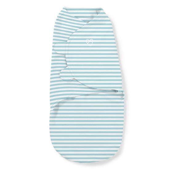 SwaddleMe Baby Wrap L - Turquoise Stripe