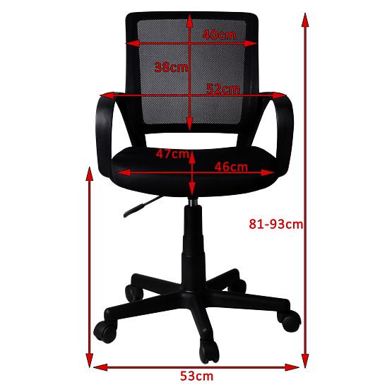 SWIVEL CHAIR FD-6 WHITE / BLACK