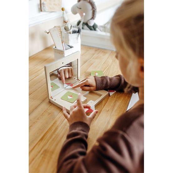 Symmetrical Puzzle with Mirror