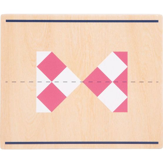 Symmetrical Puzzle with Mirror