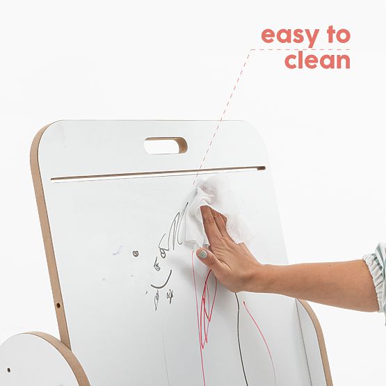 Table with Drawing Board Massam - White