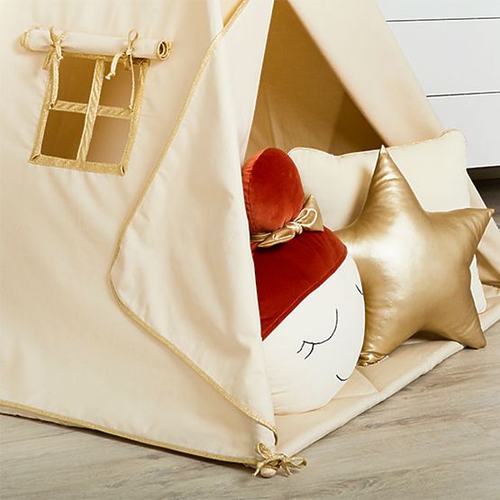 Teepee with washer Gold Ecru