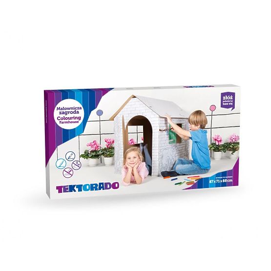 Children's cardboard house