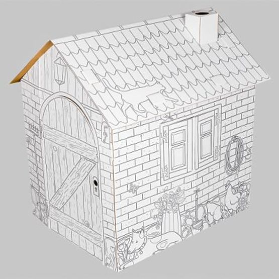 Children's cardboard house