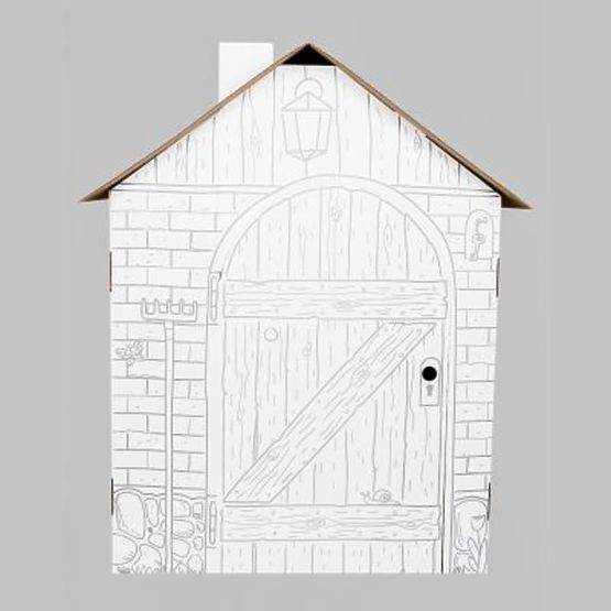 Children's cardboard house