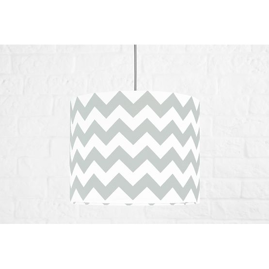 Textile hanging lamp Cik cak Mini - grey