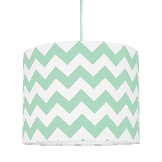 Textile hanging lamp Cik cak Mini - mint