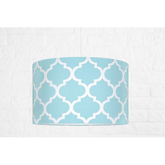 Textile hanging lamp Morocco - blue