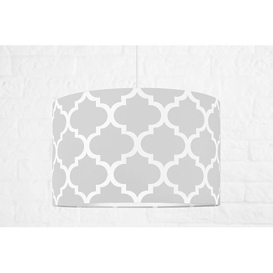 Textile hanging lamp Morocco - grey