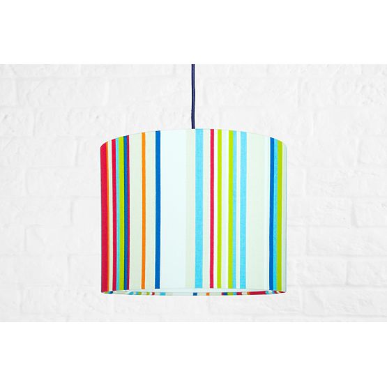Textile hanging lamp Stripes - Mini