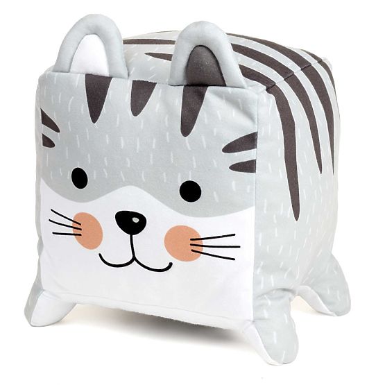 Textile toy Kitty - grey