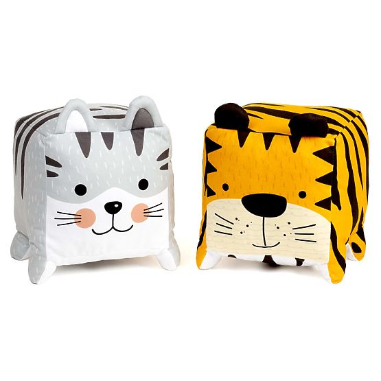 Textile toy Kitty - grey