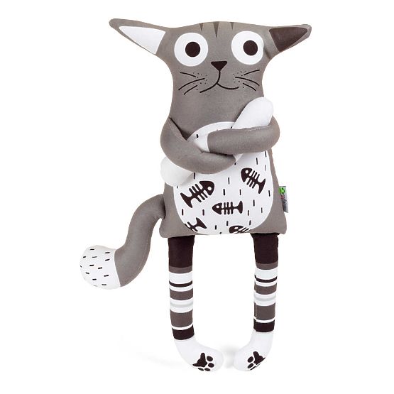Textile toy kitty Leon