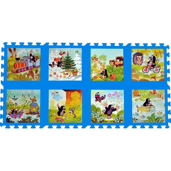 The Mole Children's Foam Jigsaw Puzzle - Blue
