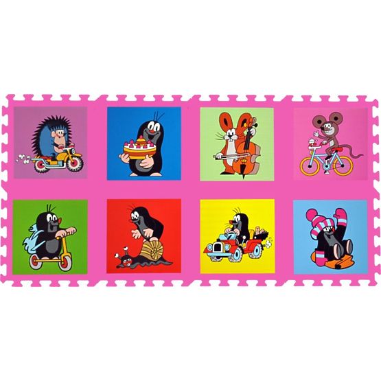 The Mole Children's Foam Jigsaw Puzzle - Pink