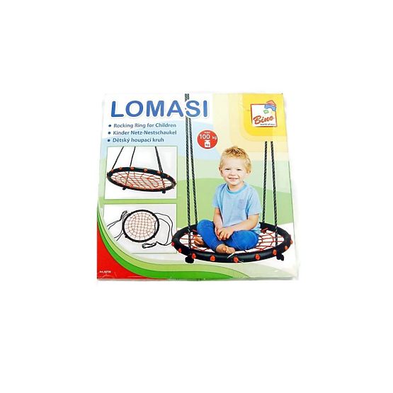 The swing sticks a nest up to 100 kg