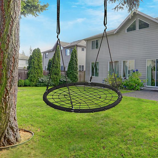 The swing storks the nest