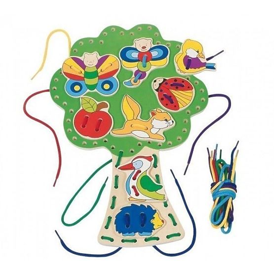 Threading toy Tree