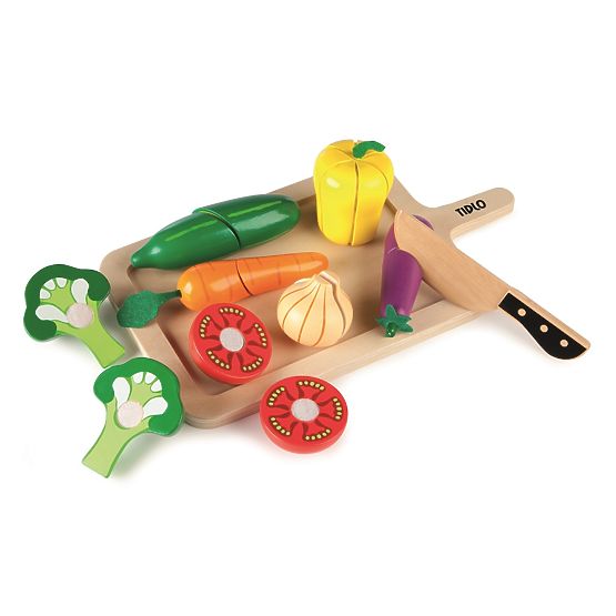 Tidlo Cutting Board with Vegetables