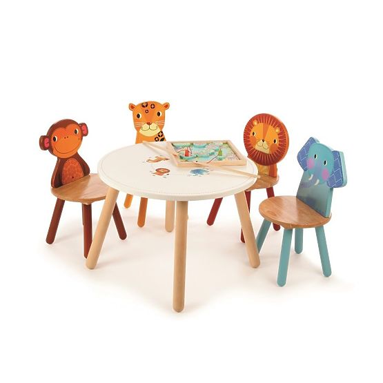 Tidlo Wooden Animal Table