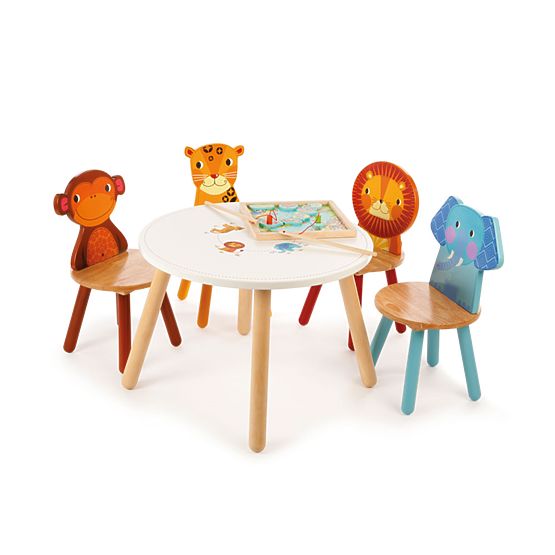 Tidlo Wooden Chair Animal Lion