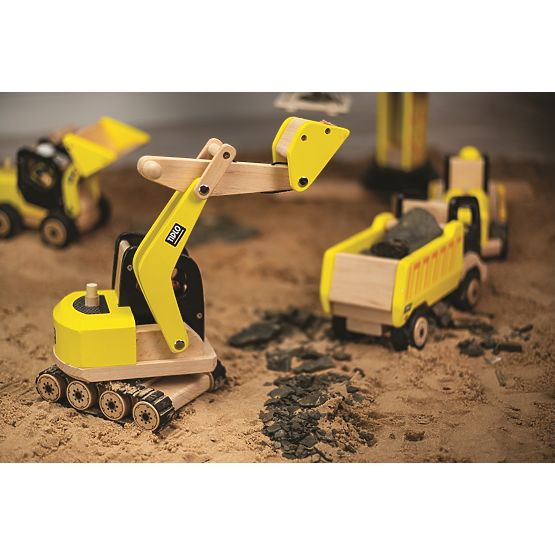 Tidlo Wooden Excavator with Bucket