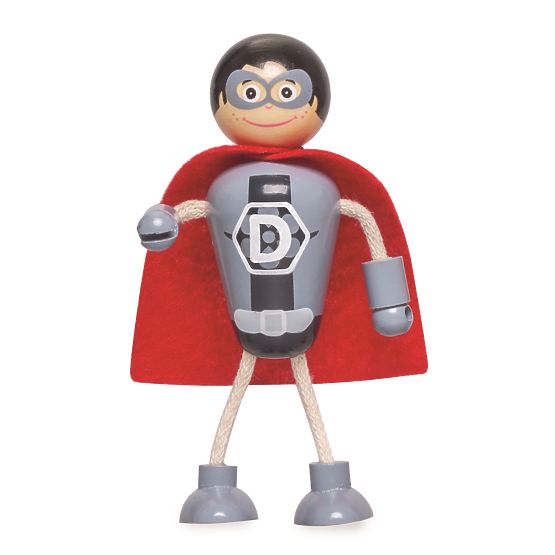 Tidlo Wooden Figures Superheroes